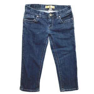 Roxy Jeans Pants Junior 5 Blue Denim Crop